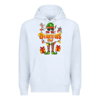 White im the smartass elf Premium Hoodie - FaDigitalArtStudio