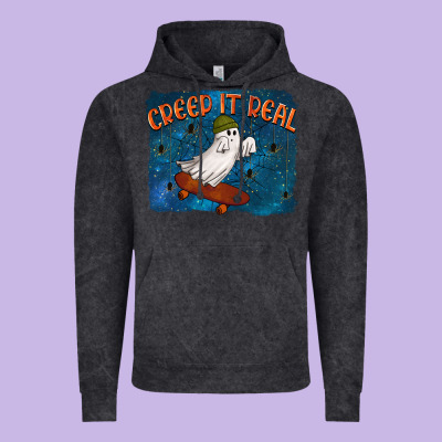 Creep It Real Vintage Hoodie Designed By Texasbilliewilder