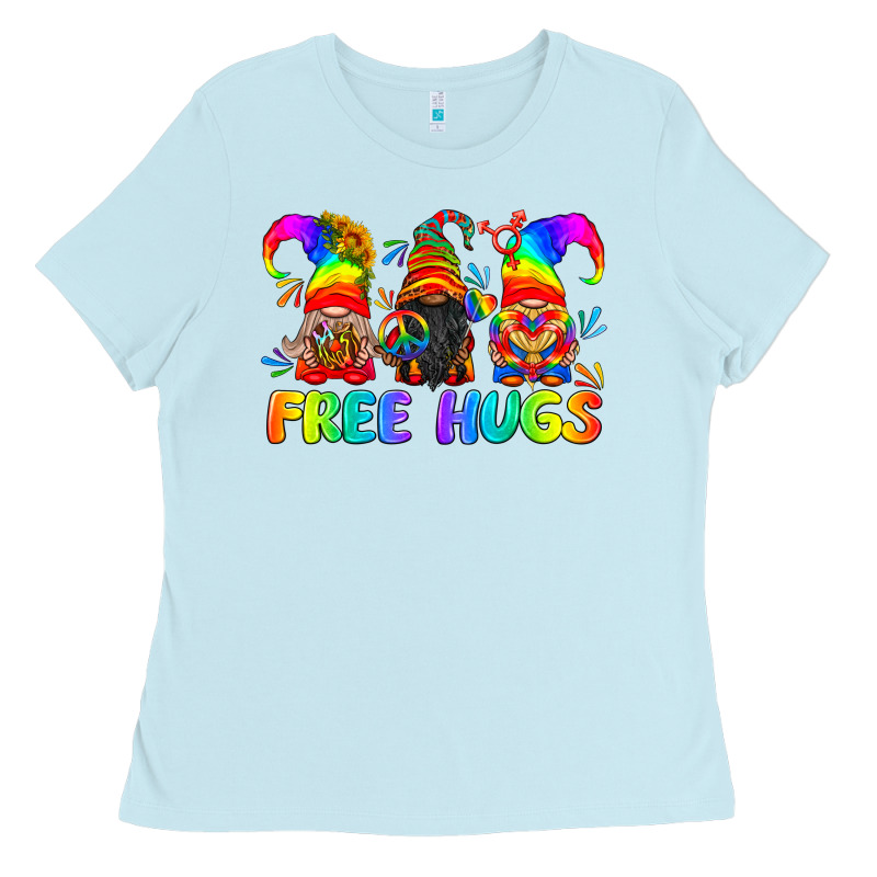 Lgbtq Free Hugs Gnomes Ladies Tee by BundleAndBundleShop | Teevron