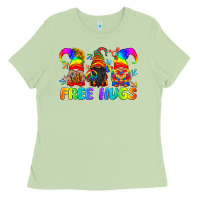 Matcha LGBTQ Free Hugs Gnomes Ladies Tee - BundleAndBundleShop