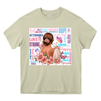 Mossy positive affirmations girl Heavy Core Tee - MaliasSmallBusiness