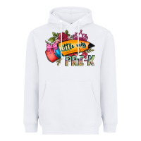White little miss prek Heavyweight Hoodie - CowhideDigitalArt