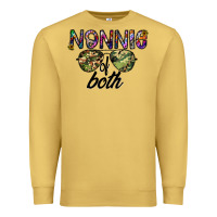 Antique Gold nonnie of both Premium Sweatshirt - CowhideDigitalArt