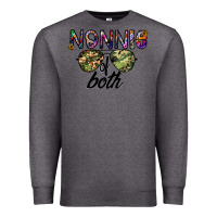 Charcoal Heather nonnie of both Premium Sweatshirt - CowhideDigitalArt