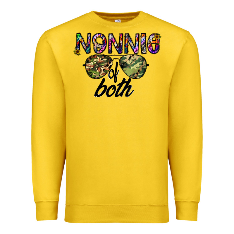 Nonnie Of Both Premium Sweatshirt by CowhideDigitalArt | Teevron