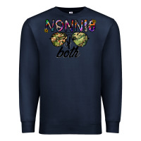 Navy nonnie of both Premium Sweatshirt - CowhideDigitalArt