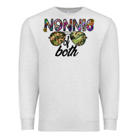Oatmeal Heather nonnie of both Premium Sweatshirt - CowhideDigitalArt