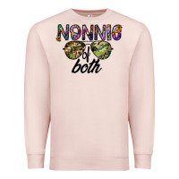 Pale Pink nonnie of both Premium Sweatshirt - CowhideDigitalArt