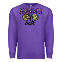 Purple nonnie of both Premium Sweatshirt - CowhideDigitalArt