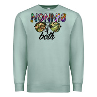 Seafoam nonnie of both Premium Sweatshirt - CowhideDigitalArt