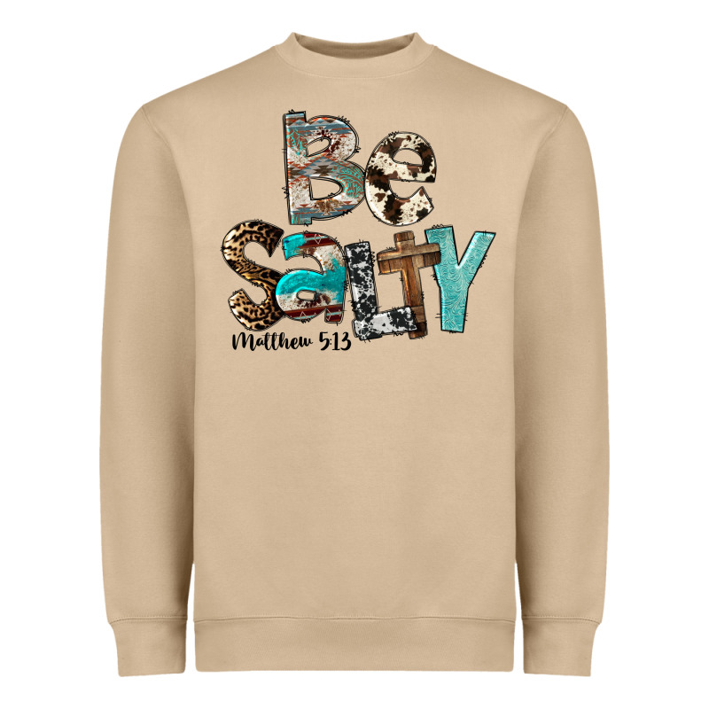 Be Salty Matthew 5:13 Heavyweight Sweatshirt by FaDigitalArtStudio | Teevron