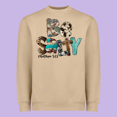 Be Salty Matthew 5:13 Heavyweight Sweatshirt Designed By Fadigitalartstudio