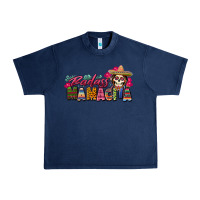 Navy Badass Mamacita Urban Heavy Tee - texasbilliewilder