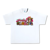 White Badass Mamacita Urban Heavy Tee - texasbilliewilder