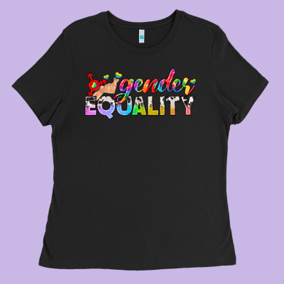 Western Lgbtq Gender Equality Ladies Tee Designed By Bundleandbundleshop