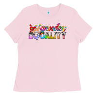 Bubblegum Pink Western LGBTQ Gender Equality Ladies Tee - BundleAndBundleShop