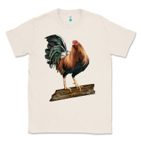 Natural american game rooster standing Classic Tee - LillyAllenDesigns