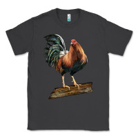 Smoke american game rooster standing Classic Tee - LillyAllenDesigns