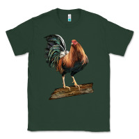 Sports Green american game rooster standing Classic Tee - LillyAllenDesigns