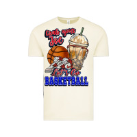 Vintage Arctic Grab your joe let's go Basketball Vintage Tee - NancyCooperArtShop
