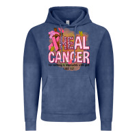 Vintage Denim heal cancer for nothing is impossible with god Vintage Hoodie - NancyCooperArtShop