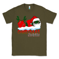 Army Green Christmas Spirits Baseball Classic Tee - Bettercallsaul
