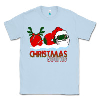 Dusty Blue Christmas Spirits Baseball Classic Tee - Bettercallsaul