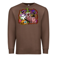 Chestnut halloween pigs Premium Sweatshirt - SublimationCraftShop