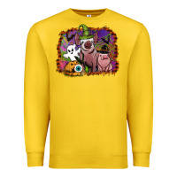 Lemon halloween pigs Premium Sweatshirt - SublimationCraftShop
