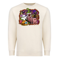 Sandshell halloween pigs Premium Sweatshirt - SublimationCraftShop
