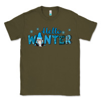 Army Green hello winter gnomes Classic Tee - RanaPortraitStore