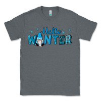 Charcoal Heather hello winter gnomes Classic Tee - RanaPortraitStore