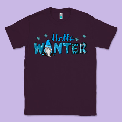 Hello Winter Gnomes Classic Tee Designed By Ranaportraitstore