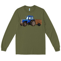 Army Green Farm Tractor Long Sleeve Tee - RanaPortraitStore