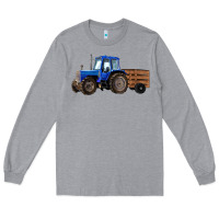 Heather Grey Farm Tractor Long Sleeve Tee - RanaPortraitStore