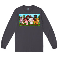 Smoke cute farm animals Long Sleeve Tee - TumblerDesignByShophia