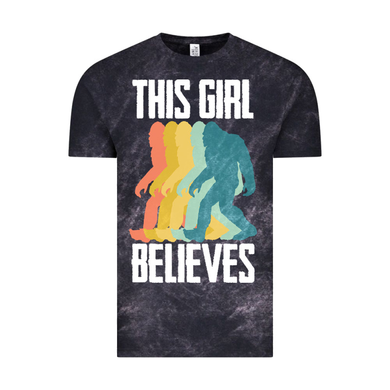 Bigfoot T  Shirt Bigfoot   This Girl Believes T  Shirt Vintage Tee by DesigneFamous | Teevron