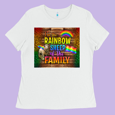 I'm The Rainbow Sheep Of The Family Tumbler Ladies Tee Designed By Bundleandbundleshop
