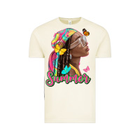 Vintage Arctic summer afro Vintage Tee - NancyCooperArtShop