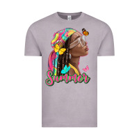 Vintage Zinc summer afro Vintage Tee - NancyCooperArtShop
