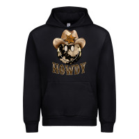 Black howdy smiley face Urban Hoodie - BarkalooDesign