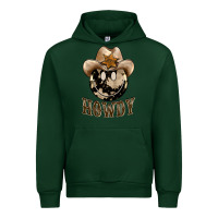 Foreset Green howdy smiley face Urban Hoodie - BarkalooDesign