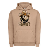 Pigment Burro howdy smiley face Urban Hoodie - BarkalooDesign