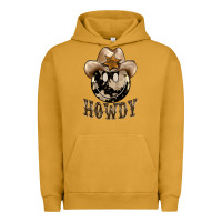 Pigment Peanut Butter howdy smiley face Urban Hoodie - BarkalooDesign