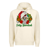 Tofu Feliz Navidad Skull Premium Hoodie - BundleAndBundleShop