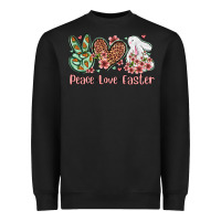 Black Easter Day Peace love Easter Heavyweight Sweatshirt - OliviaCreatesArt