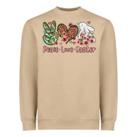 Mushroom Easter Day Peace love Easter Heavyweight Sweatshirt - OliviaCreatesArt