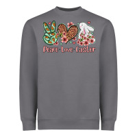 Storm Easter Day Peace love Easter Heavyweight Sweatshirt - OliviaCreatesArt