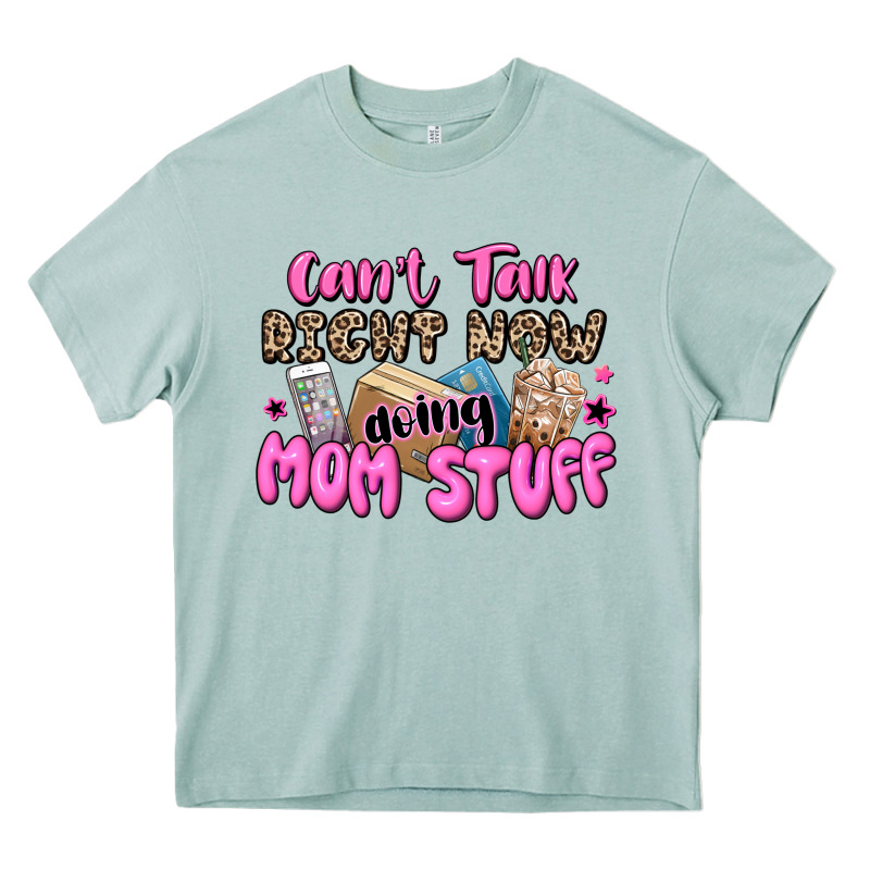 Can't Talk Right Now Doing Mom Stuff Heavy Core Tee by JahusDesignShop | Teevron
