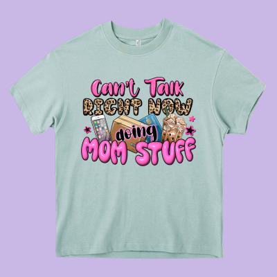 Can't Talk Right Now Doing Mom Stuff Heavy Core Tee Designed By Jahusdesignshop